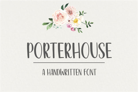 Porterhouse Font Sunday Nomad 