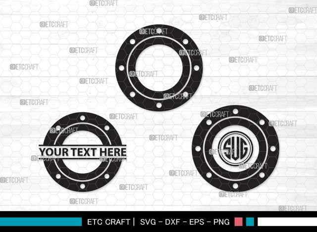 Porthole Monogram SVG, Ship Porthole Svg, Ship Window Svg, Sea Exploration Svg, Boat Porthole Svg, Submarine Svg, Porthole Monogram SVG ETC Craft 