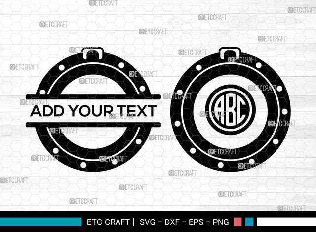 Porthole SVG, Circle Monogram, Ship Porthole Svg, Ship Window Svg, Submarine Svg, Sea Exploration Svg, Porthole Bundle SVG ETC Craft 