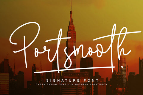 Portsmooth Font Abo Daniel Studio 
