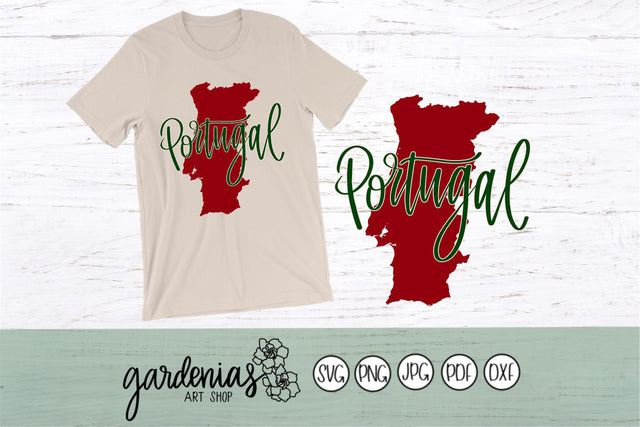 Portugal Hand Lettered SVG Gardenias Art Shop 