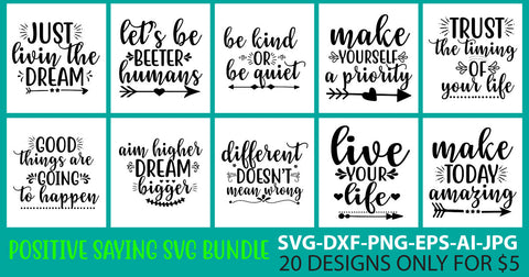 Positing Saying Svg Bundle SVG Syaman 