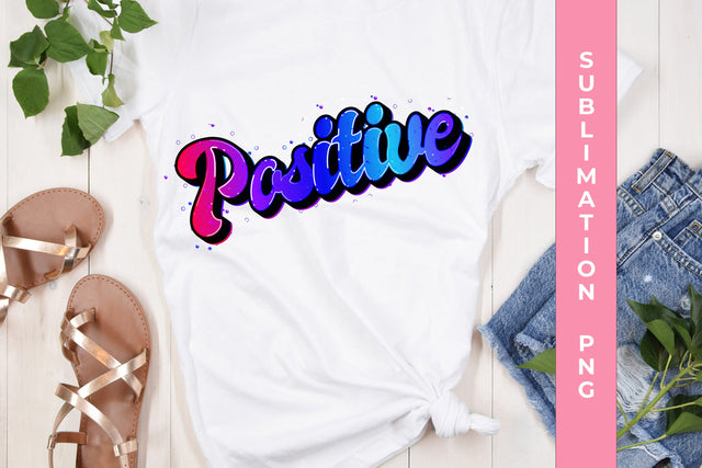 Positive Affirmation Sublimation PNG Sublimation Sintegra 