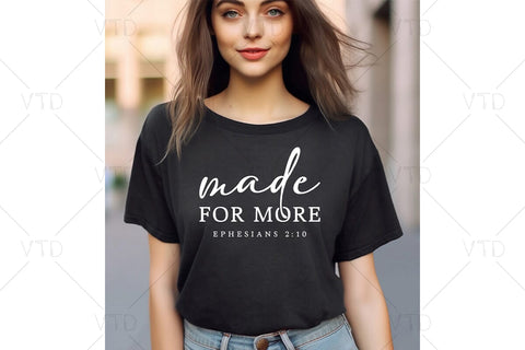 Positive Made for More Svg Png Svg, Christian Svg, Mindfulness Quote Svg, Jesus Inspiring Svg, Truth Reminder Svg, Inspirational Svg, Religious Svg SVG DesignDestine 