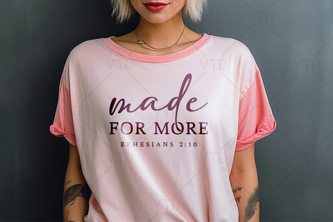 Positive Made for More Svg Png Svg, Christian Svg, Mindfulness Quote Svg, Jesus Inspiring Svg, Truth Reminder Svg, Inspirational Svg, Religious Svg SVG DesignDestine 