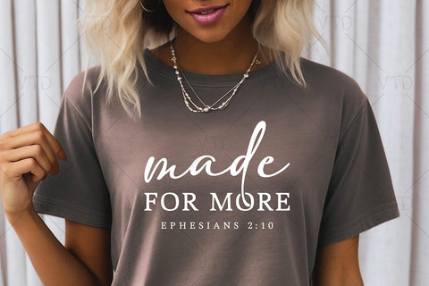 Positive Made for More Svg Png Svg, Christian Svg, Mindfulness Quote Svg, Jesus Inspiring Svg, Truth Reminder Svg, Inspirational Svg, Religious Svg SVG DesignDestine 