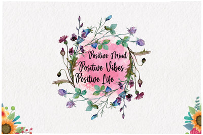 Positive Mind Positive Vibes Sublimation Sublimation Jagonath Roy 