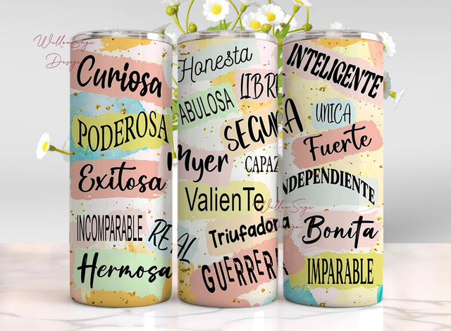 Positive Motivational 20oz wrap, Digital Sublimation design, 20oz Digital Design, Positive Tumbler Design, Inspirational Quotes Design Png Sublimation WillowSageDesign 