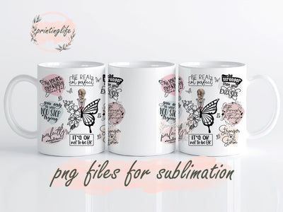 Positive Motivational wrap, Digital Sublimation design, 11oz Digital Design, Positive Tumbler Design, Inspirational Quotes Design Sublimation PrintingLife 
