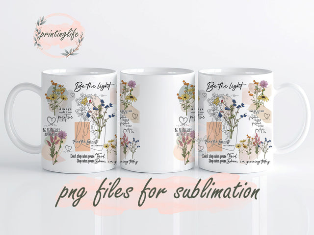 Positive Motivational wrap, Digital Sublimation design, Positive Tumbler Design, Inspirational Quotes Design Sublimation PrintingLife 