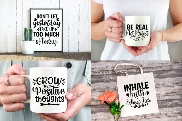 Positive Quote Bundle | Inspirational Quotes SVG SVG Illuztrate 
