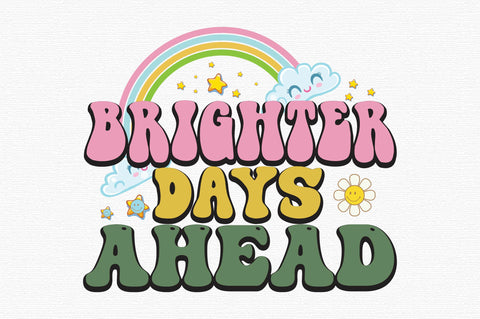 Positive Quote Retro Flower Sublimation (2) SVG designartist 