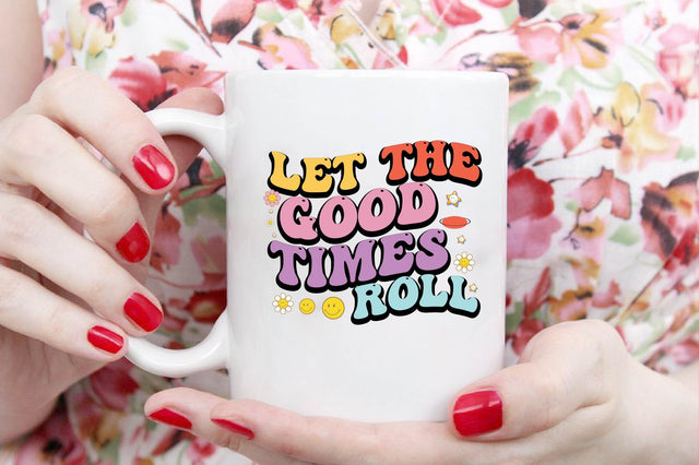 Positive Quote Retro Flower Sublimation (5) SVG designartist 