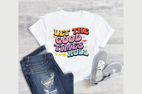 Positive Quote Retro Flower Sublimation (5) SVG designartist 