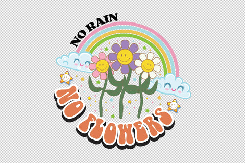 Positive Quote Retro Flower Sublimation (6) SVG designartist 