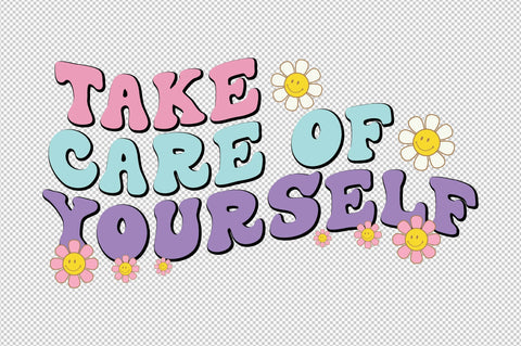 Positive Quote Retro Flower Sublimation (8) SVG designartist 