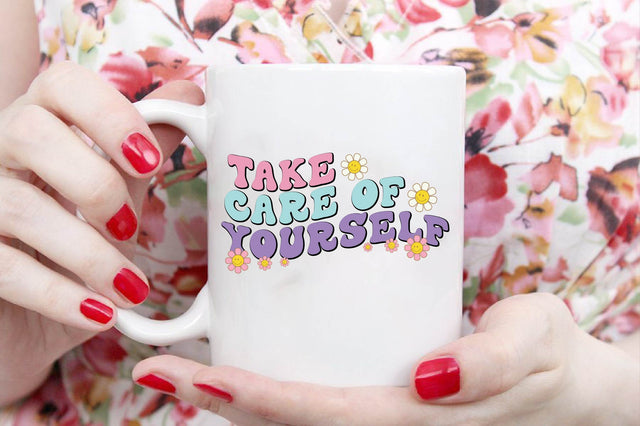 Positive Quote Retro Flower Sublimation (8) SVG designartist 