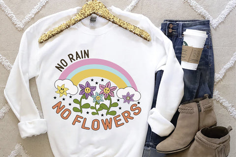 Positive Quote Retro Flower Sublimation Sublimation Creativeart88 