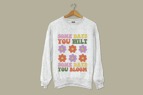 Positive Quote Retro Flower Sublimation Sublimation Creativeart88 