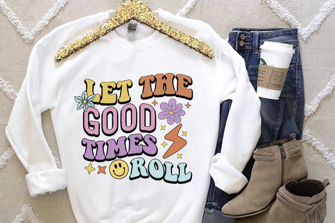 Positive Quote Retro Flower Sublimation Sublimation Creativeart88 