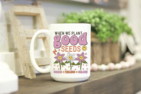 Positive Quote Retro Flower Sublimation Sublimation Creativeart88 