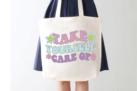 Positive Quote Retro Flower Sublimation Sublimation Creativeart88 