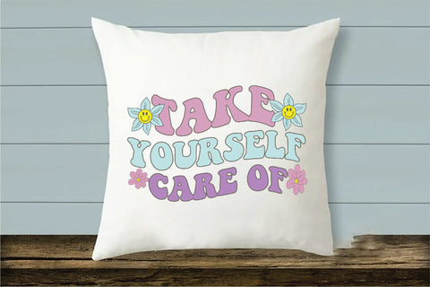 Positive Quote Retro Flower Sublimation Sublimation Creativeart88 