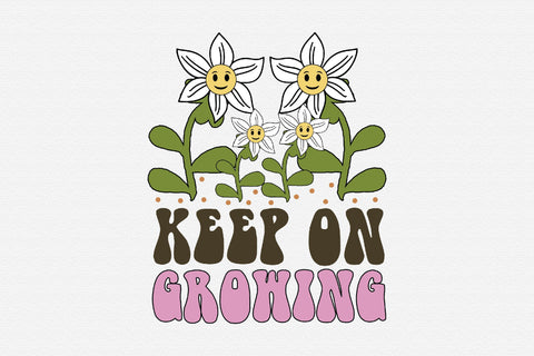 Positive Quote Retro Flower Sublimation Sublimation Creativeart88 