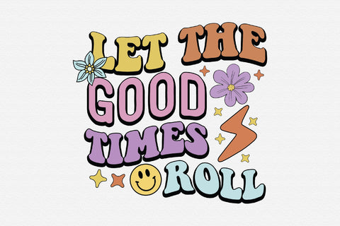 Positive Quote Retro Flower Sublimation Sublimation Creativeart88 