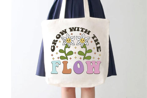 Positive Quote Retro Flower Sublimation Sublimation Creativeart88 