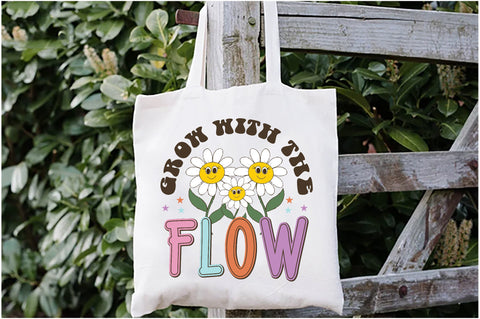 Positive Quote Retro Flower Sublimation Sublimation Jagonath Roy 