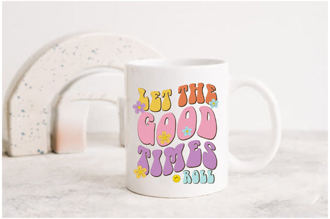 Positive Quote Retro Flower Sublimation Sublimation Jagonath Roy 