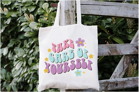 Positive Quote Retro Flower Sublimation Sublimation Jagonath Roy 