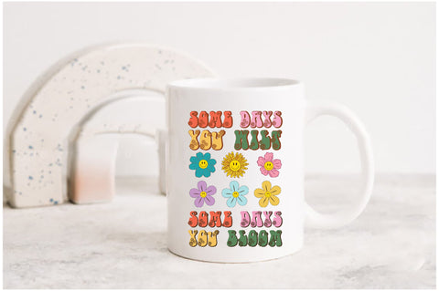 Positive Quote Retro Flower Sublimation Sublimation Jagonath Roy 