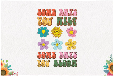 Positive Quote Retro Flower Sublimation Sublimation Jagonath Roy 