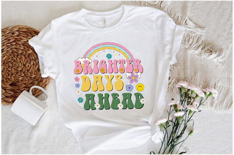 Positive Quote Retro Flower Sublimation Sublimation Jagonath Roy 