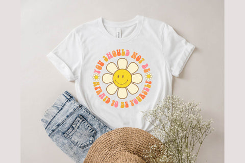 Positive Quote Retro Hippie Sublimation SVG designartist 