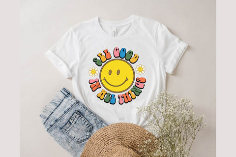 Positive Quote Retro Hippie Sublimation SVG designartist 