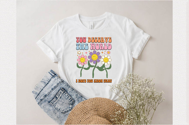 Positive Quote Retro Sublimation SVG designartist 