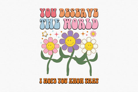 Positive Quote Retro Sublimation SVG designartist 