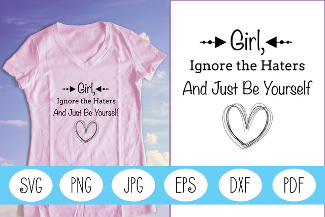 Positive Quote SVG | Inspirational Quote | Girl Power SVG Angel Lynne Designs 