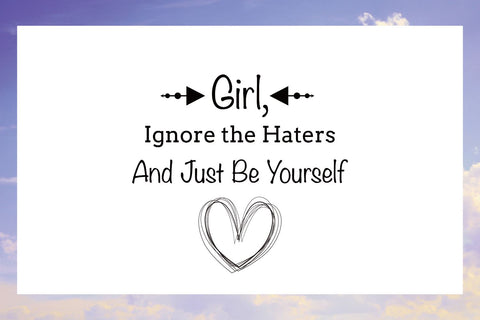 Positive Quote SVG | Inspirational Quote | Girl Power SVG Angel Lynne Designs 