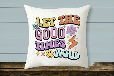Positive Quotes Retro Flower PNG Bundle Sublimation Creativeart88 