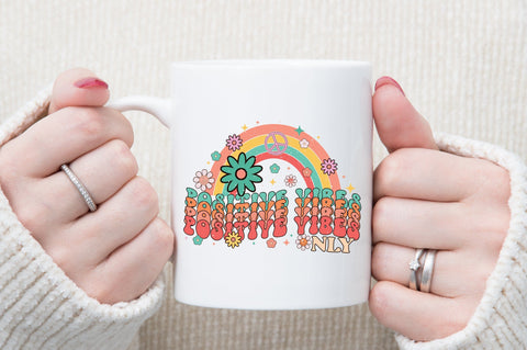 Positive Vibes Only PNG Sublimation Sublimation designartist 