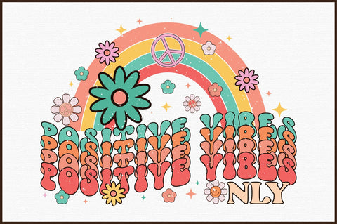 Positive Vibes Only PNG Sublimation Sublimation designartist 
