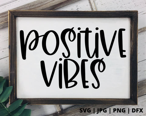 Positive vibes SVG Good Morning Chaos 