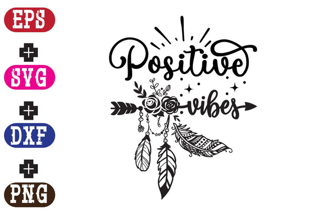 Positive vibes SVG Nurstore 