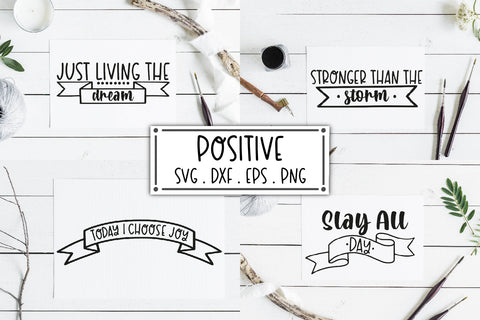 Positivity Mini Bundle | Positive SVG Bundle SVG Illuztrate 