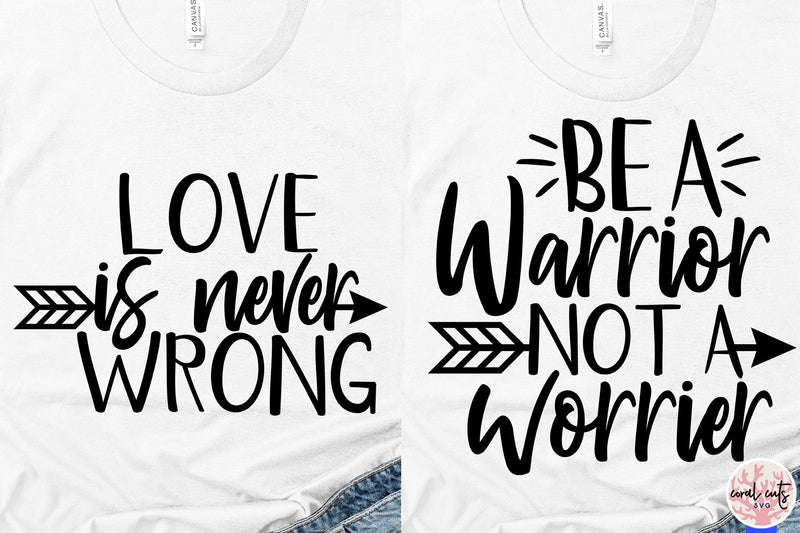 Positivity Quote Bundle – SVG EPS DXF PNG - So Fontsy