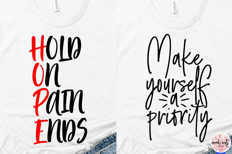 Positivity Quote Bundle – SVG EPS DXF PNG - So Fontsy